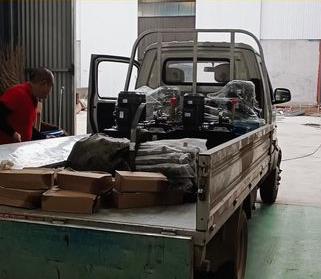 液壓站裝車發貨了，國立液壓，快速及時為客戶送達。